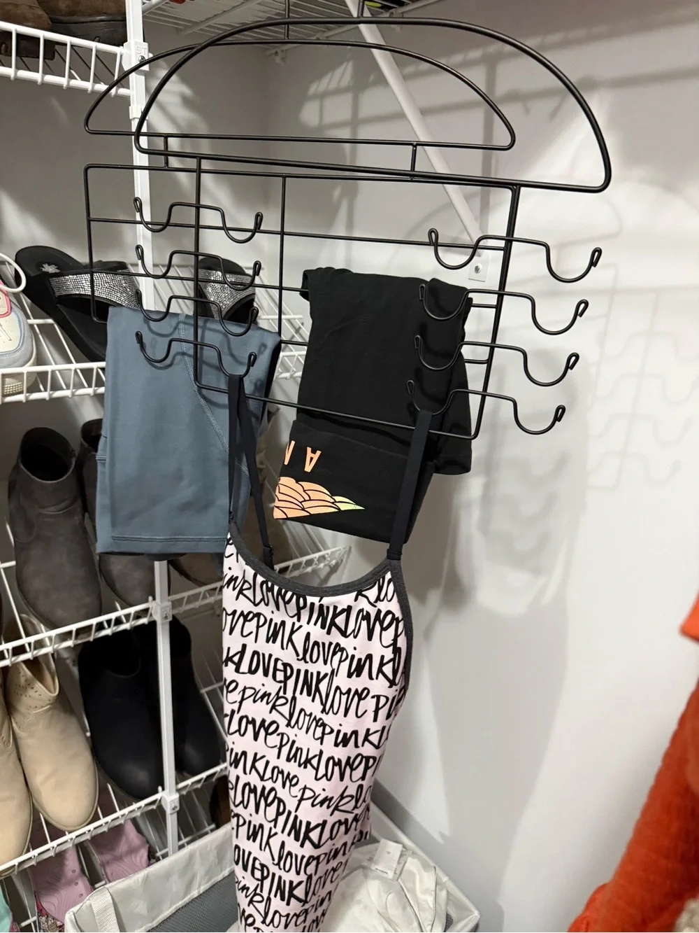 IKEA Black Multi-Ring and Multi-Hook Closet Hangers